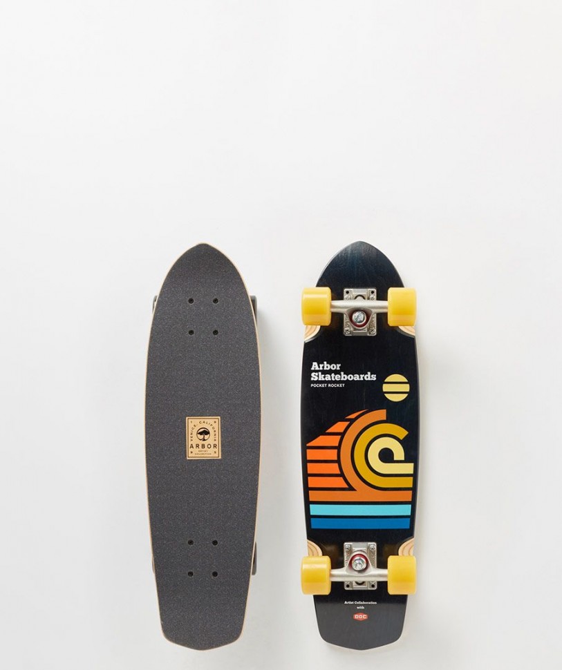 Комплект лонгборда ARBOR Pocket Rocket Artist 27"