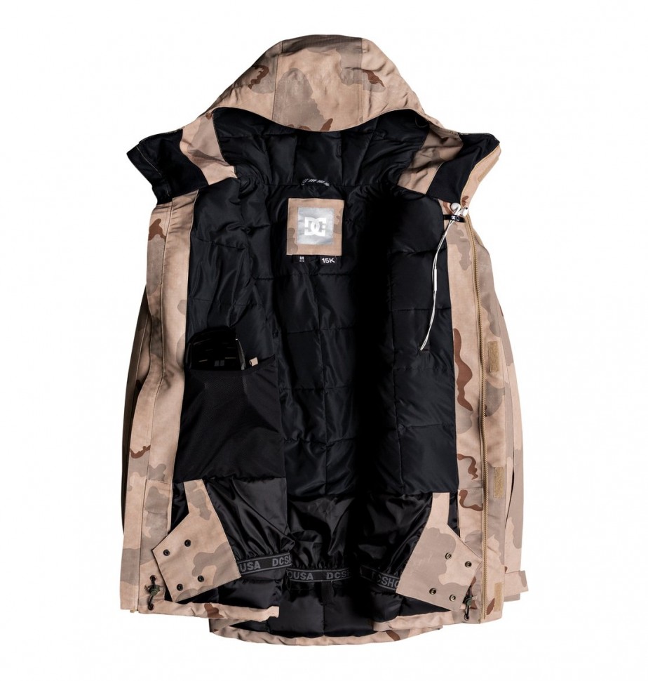 Куртка для сноуборда мужская DC SHOES Harbor Jkt M Incense Dcu Camo Men фото 3