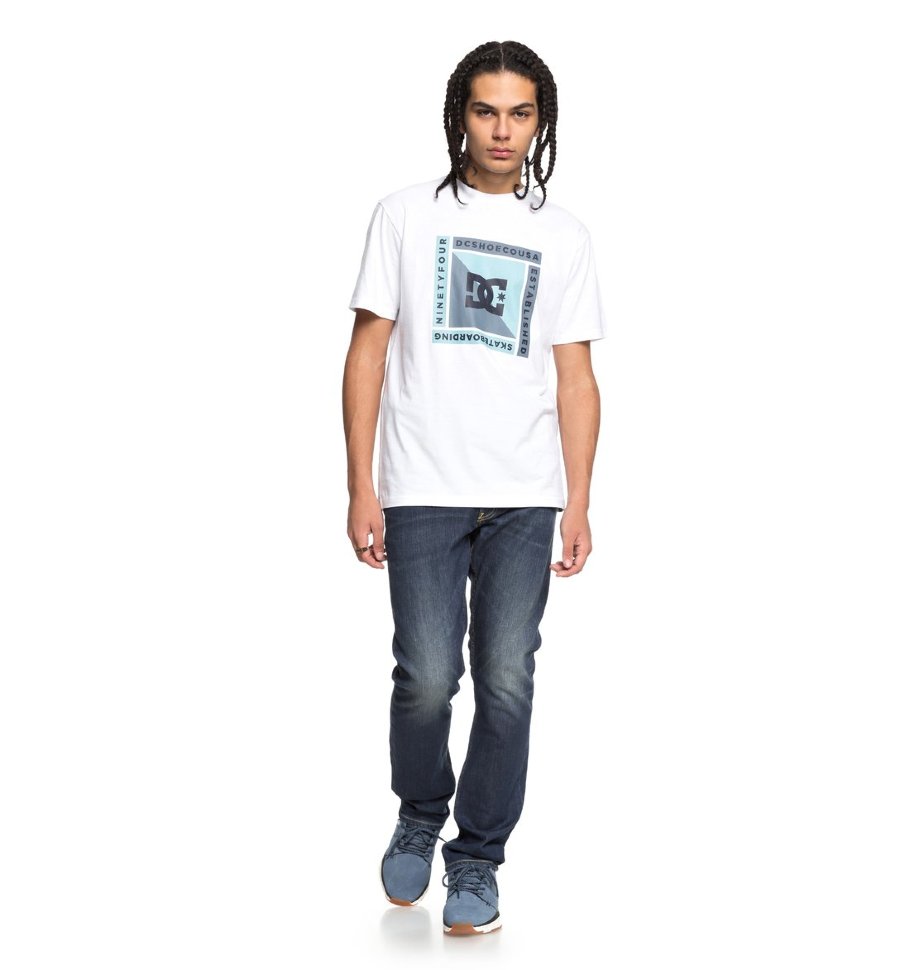 Футболка мужская DC SHOES Arkana Ss M Snow White фото 2