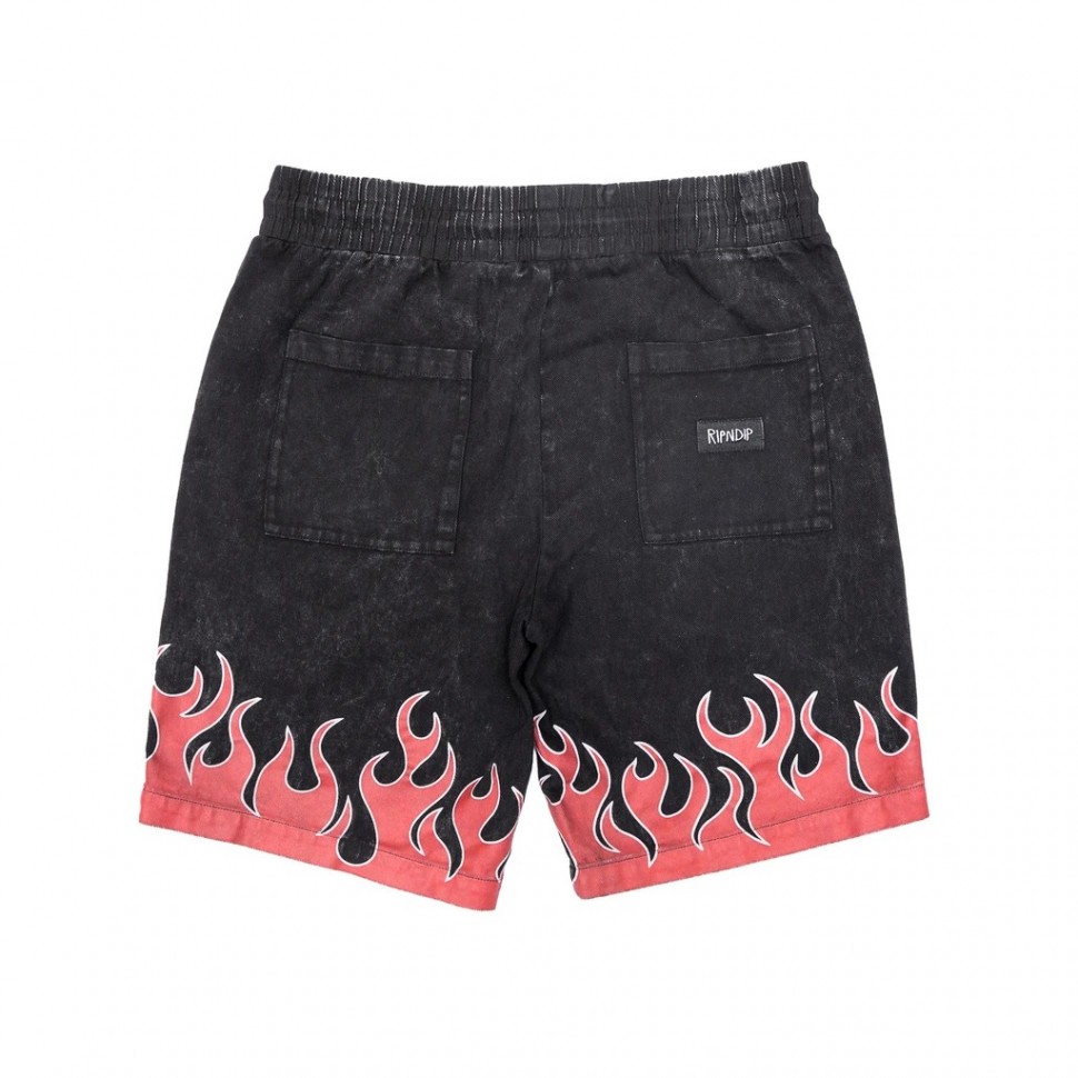 Шорты RIPNDIP Bliss Washed Shorts Grey Mineral Wash 2020 фото 3