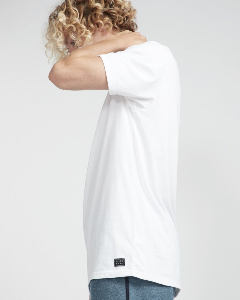 Футболка мужская BILLABONG All Day Crew White фото 4