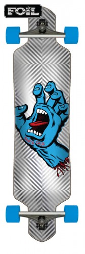 Лонгборд комплект SANTA CRUZ Screaming Hand Foil Cruzer Drop Thru  2020, фото 1