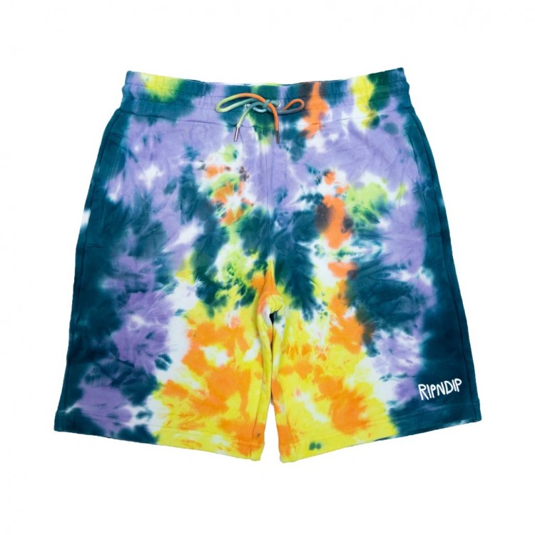 Шорты RIPNDIP Peek A Nerm Tie Dye Shorts Multi 2020, фото 1