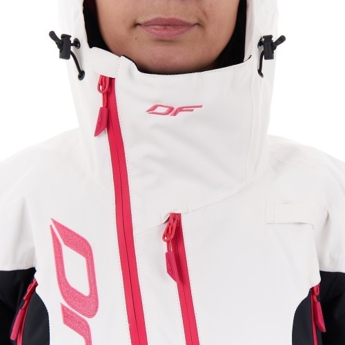 Комбинезон горнолыжный женский DRAGONFLY Gravity Premium Woman White Pink 2024, фото 6