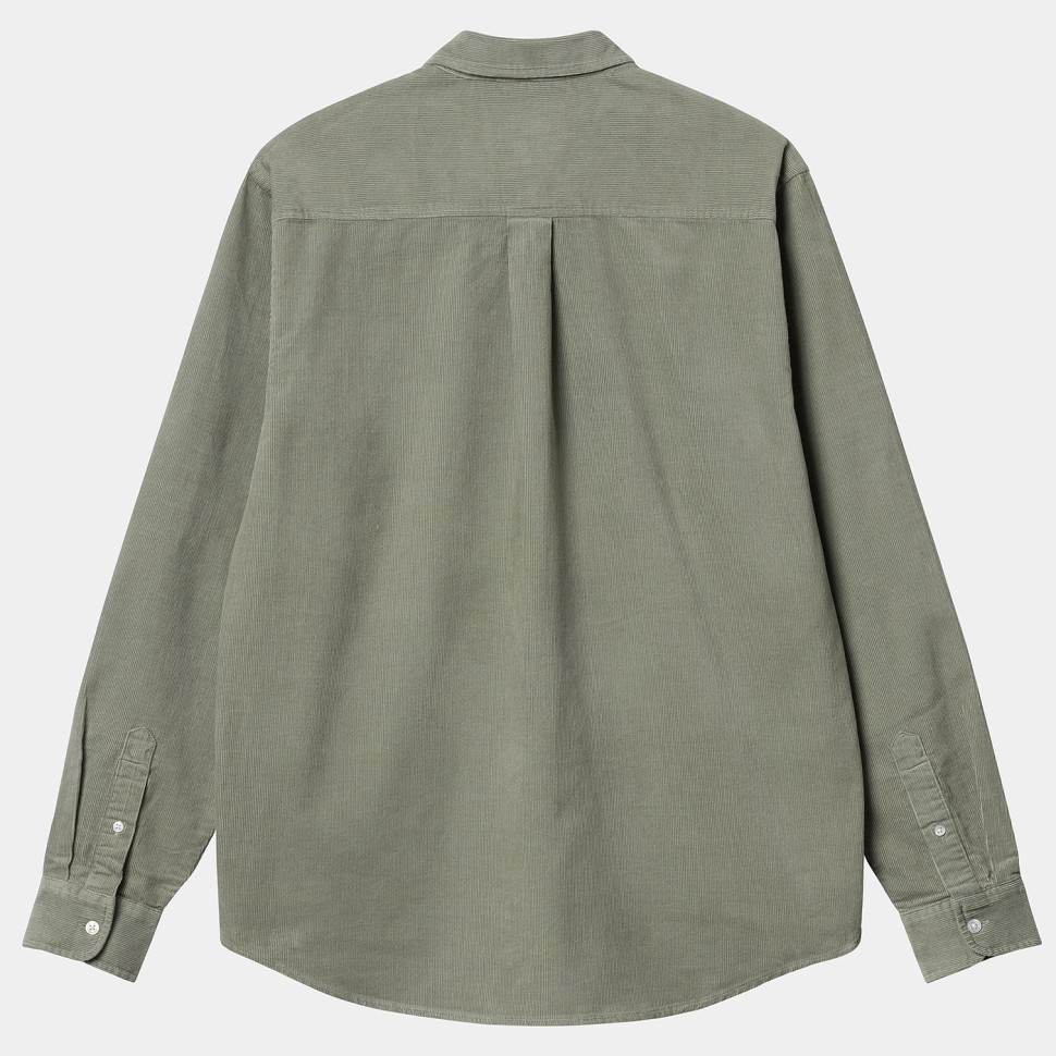 Рубашка CARHARTT WIP L/S Madison Fine Cord Shirt SS23 Yucca / White фото 2