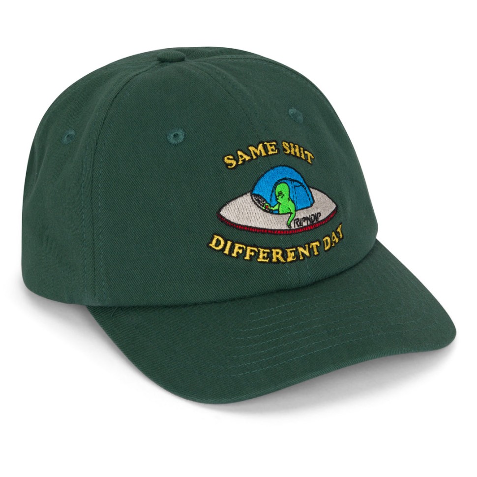 Кепка RIPNDIP Same Shit Different Day Dad Hat Olive