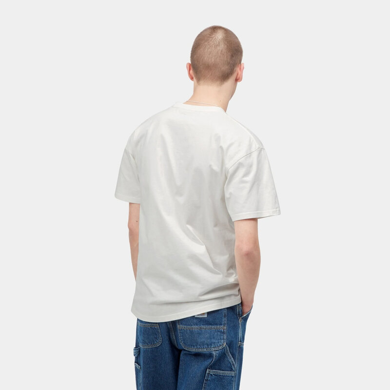 Футболка CARHARTT WIP S/S Chase T-Shirt Wax / Gold 2022 фото 2