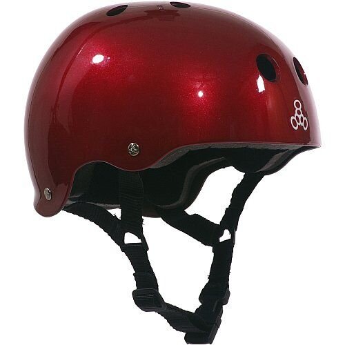 фото Шлем скейтбордический triple 8 standard helmet red metallic 2022