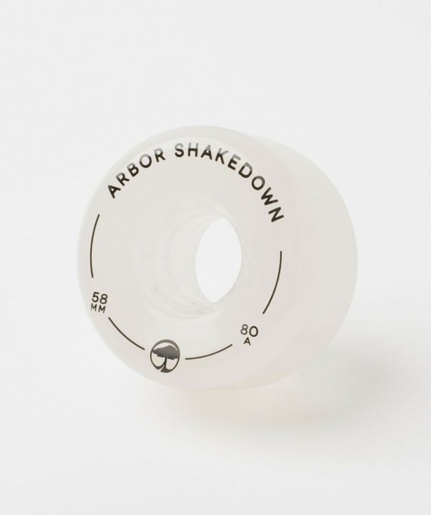 Колеса для лонгборда ARBOR Shakedown Ghost White 58мм, фото 1