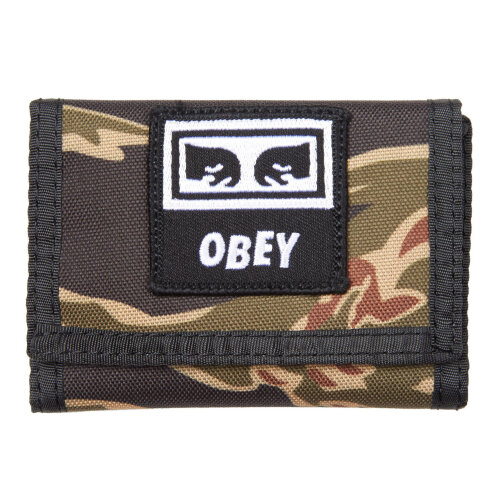 Бумажник OBEY Drop Out Tri Fold Wallet Tiger Camo 2020, фото 1