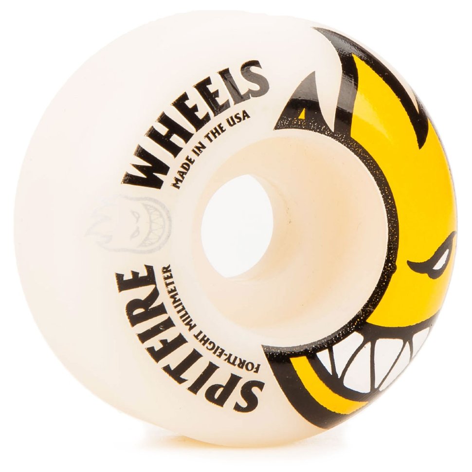 фото Колеса для скейтборда spitfire wheels bighead yellow 48 mm