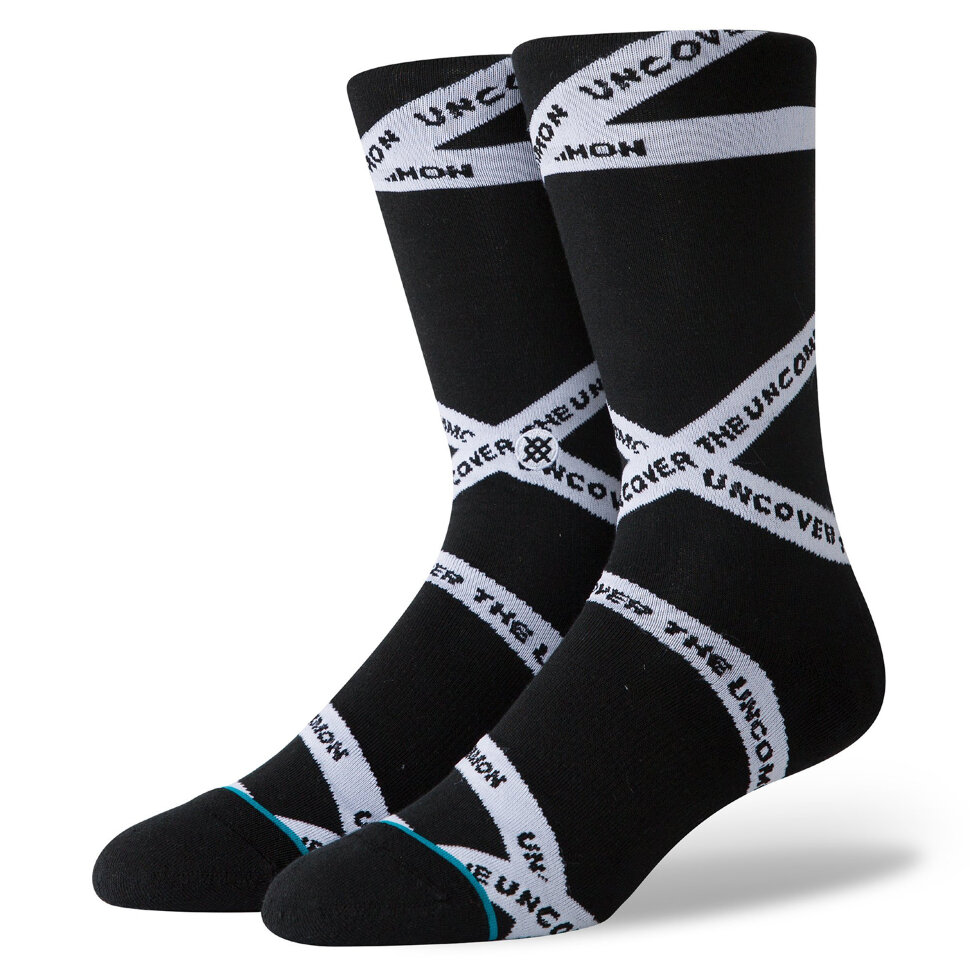 Носки STANCE Uncover Uncommon Black 2021 190107341165 - фото 1