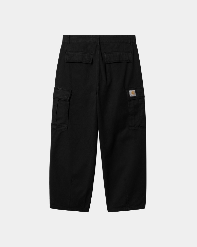 Брюки CARHARTT WIP Cole Cargo Pant Black Garment Dyed 4064958425014 - фото 2