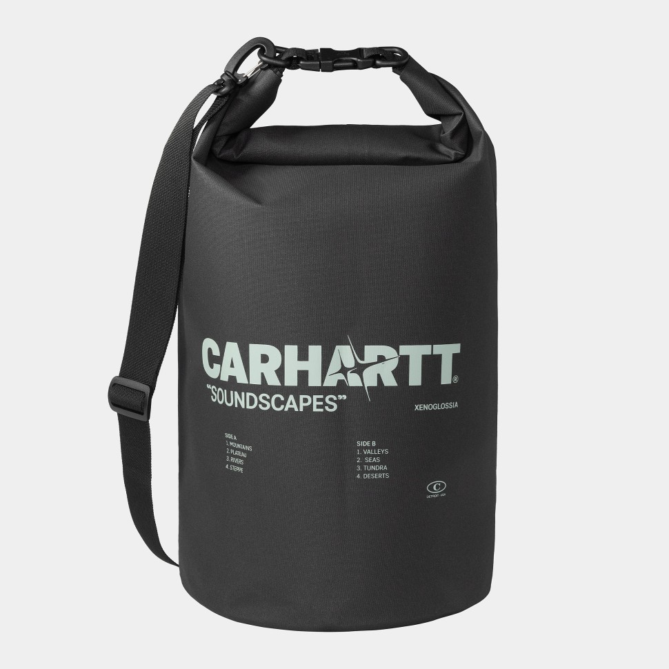 Сумка CARHARTT WIP Soundscapes Dry Bag Black/Yucca 2023 4064958575351 - фото 1