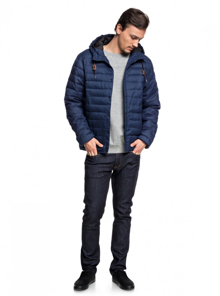 фото Куртка quiksilver scalywoolho m medieval blue heather