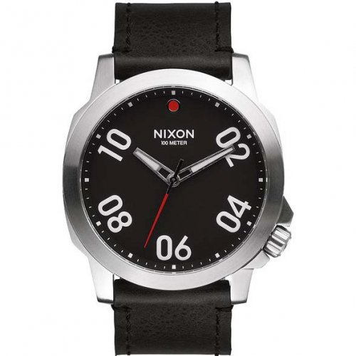 

Часы NIXON Ranger 45 Leather A/S Black/Red, Ranger 45 Leather