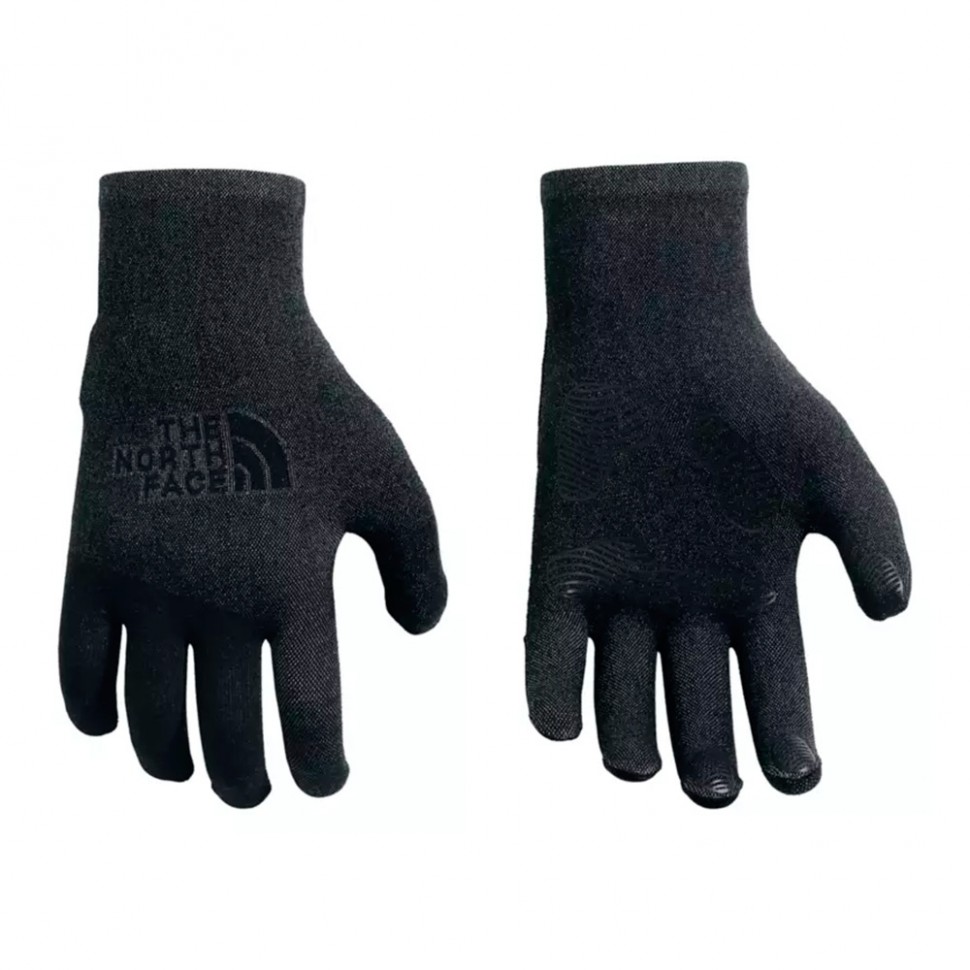 фото Перчатки the north face m etip knit glove tnf black