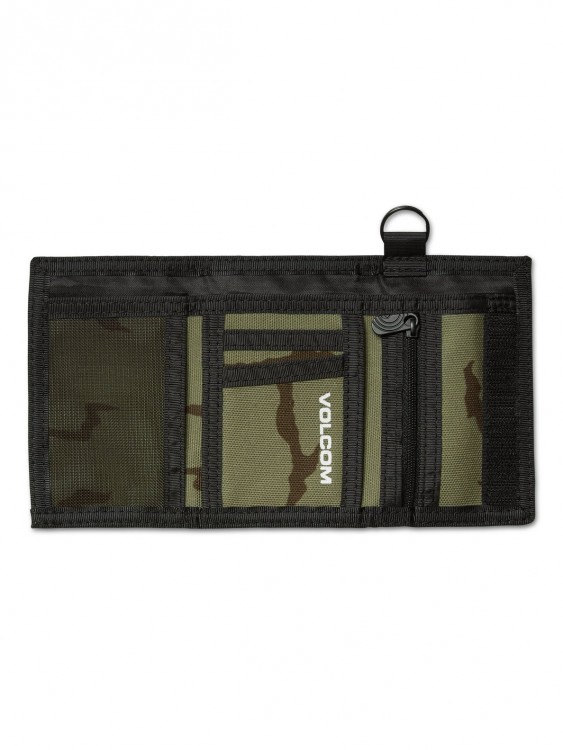 Кошелек VOLCOM Box Stone Wallet Army Green Combo 2020, фото 3