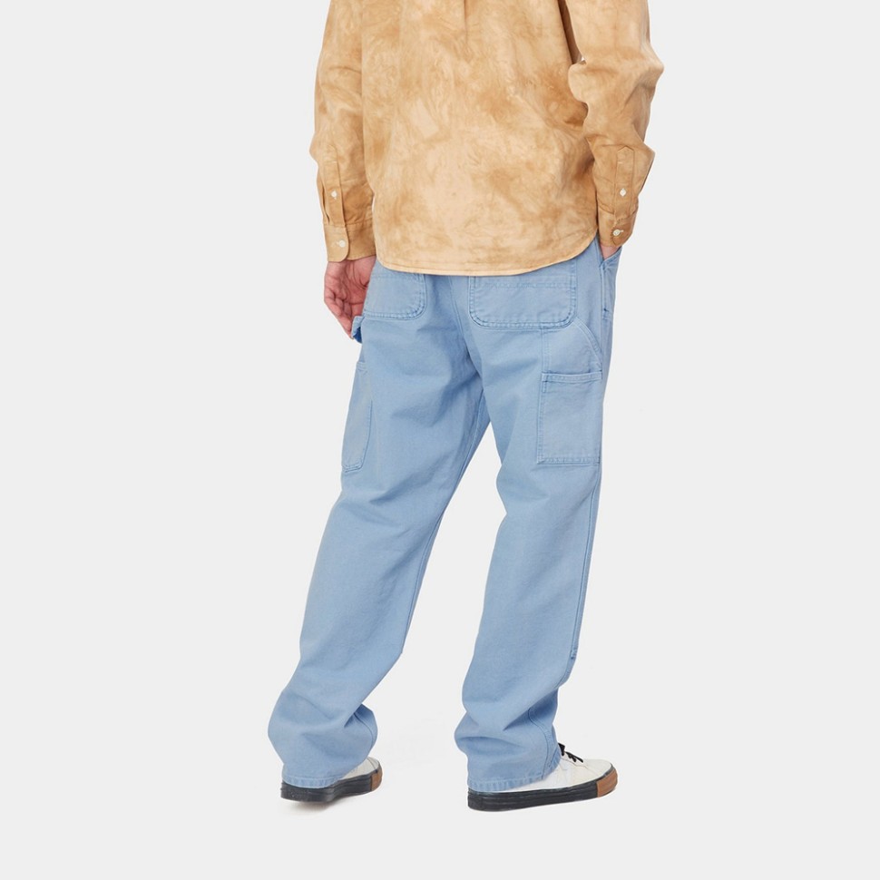 Брюки CARHARTT WIP Double Knee Pant Piscine Faded фото 4