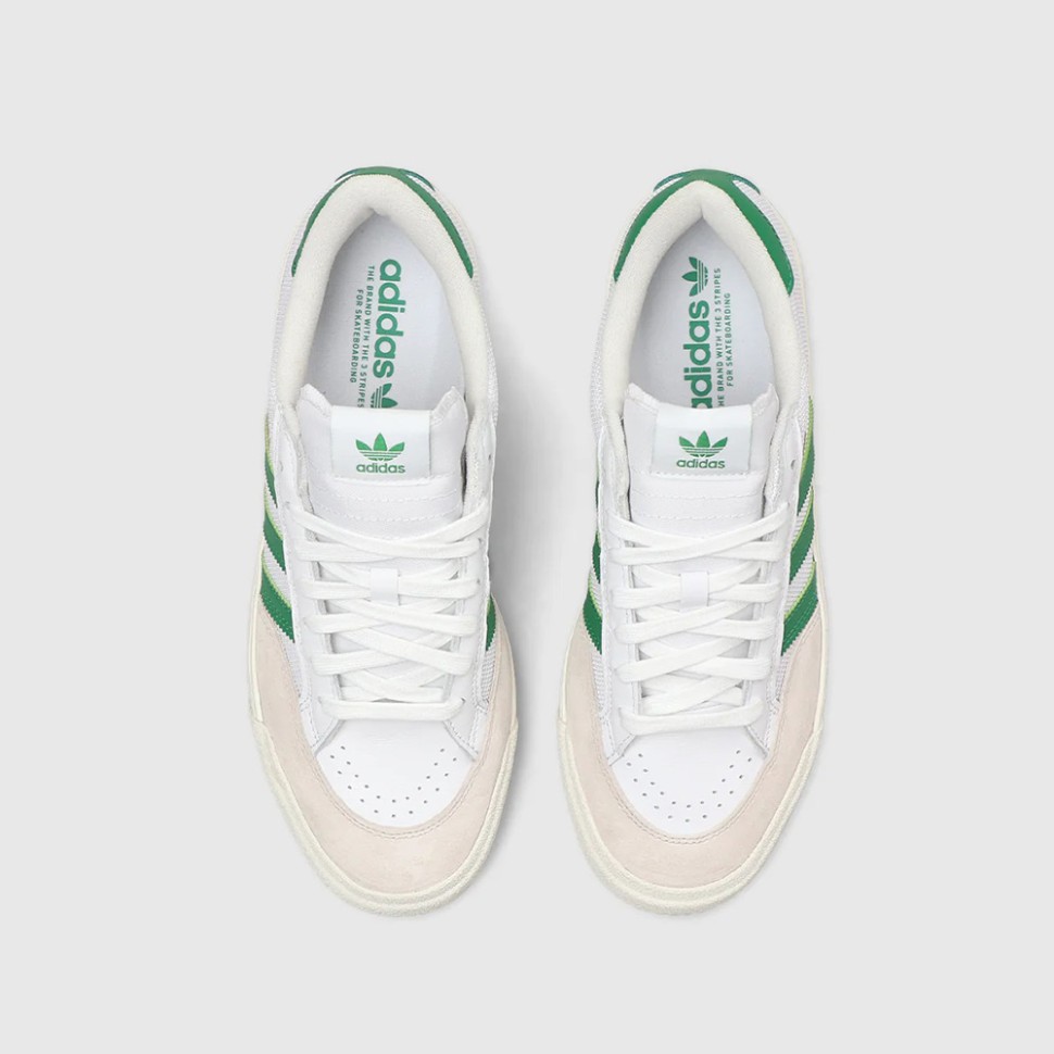 Кеды ADIDAS Nora White/Green/White фото 2