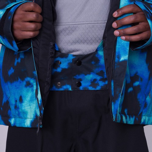 Куртка горнолыжная 686 Foundation Jacket Blue Slush Nebula, фото 10