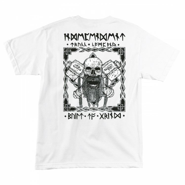Футболка INDEPENDENT Haslam Norseman Regular S/S T-Shirt White , фото 1