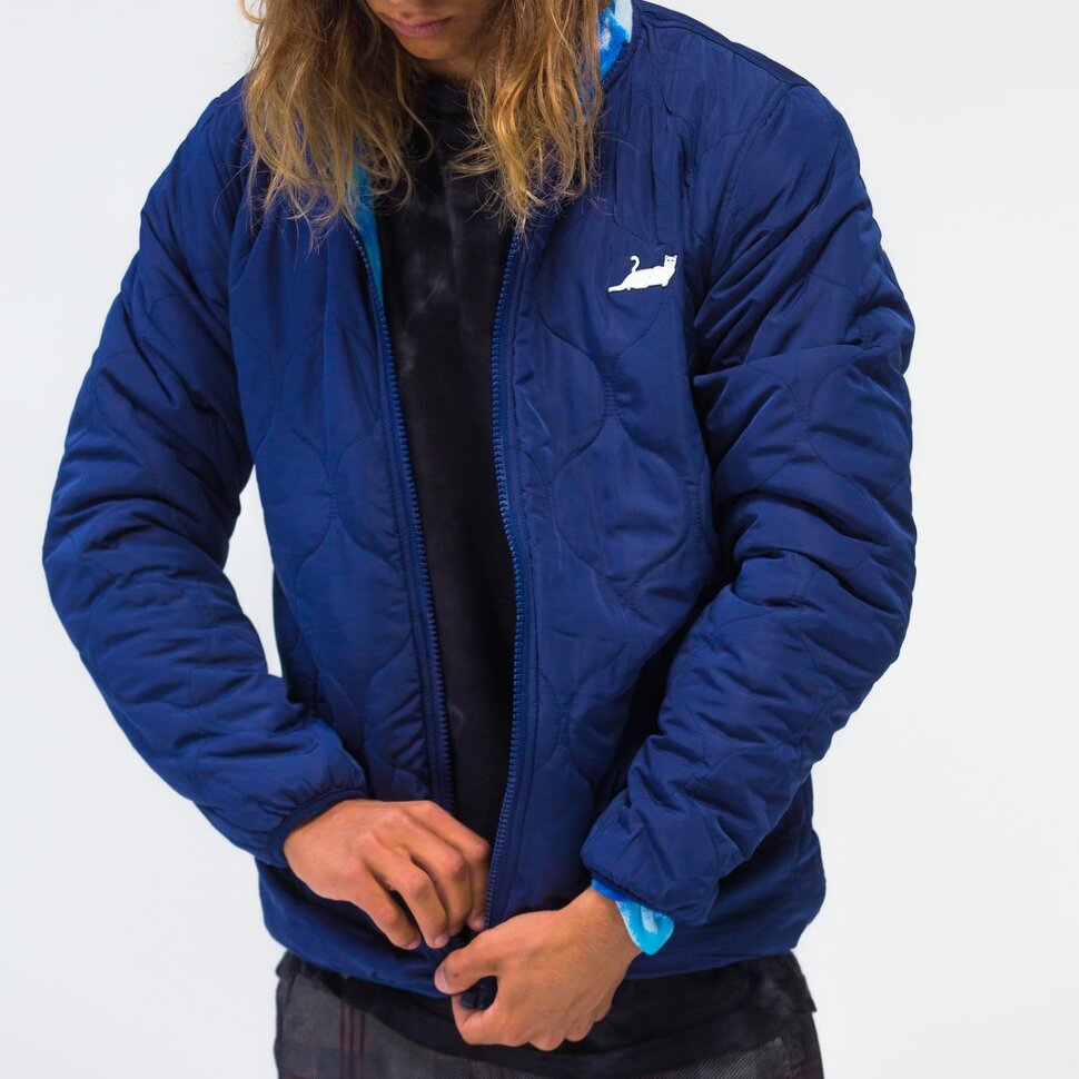 Куртка RIPNDIP Bad Trips Reversible Jacket Navy Tie Dye 2021 фото 2