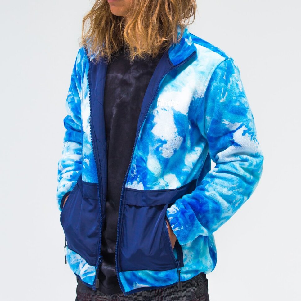 Куртка RIPNDIP Bad Trips Reversible Jacket Navy Tie Dye 2021
