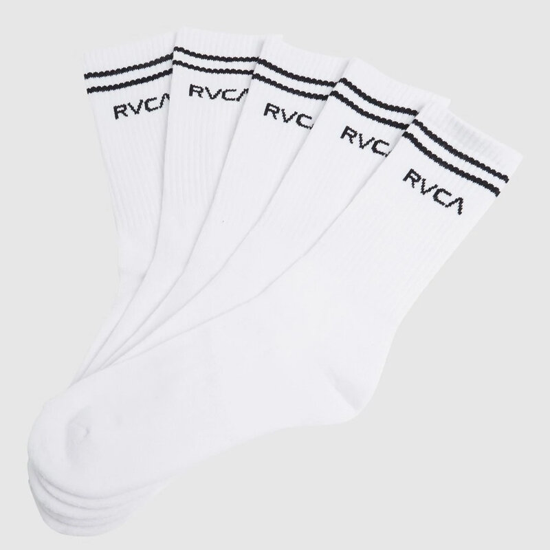 Носки RVCA Union Sock Iii 5 Pac White 2022