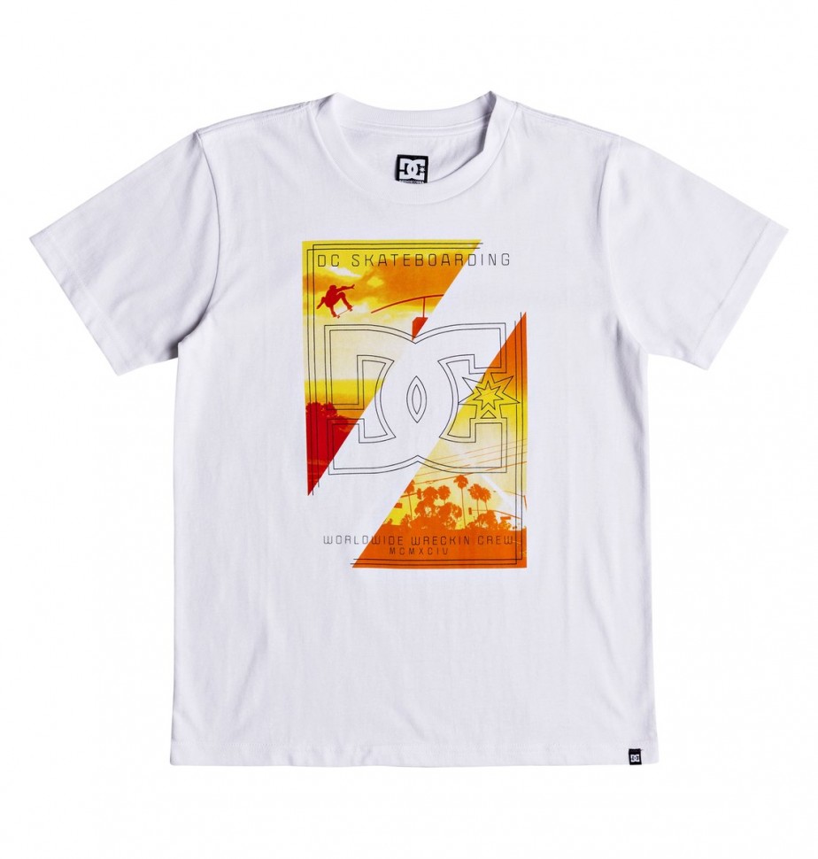 

Футболка DC SHOES Dany Palm Ss Bo B Snow White, Белый