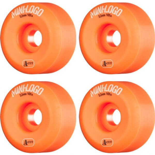 Колеса для cкейтборда MINI LOGO Mini Logo A-Cut Orange 53мм 101A 2020, фото 1