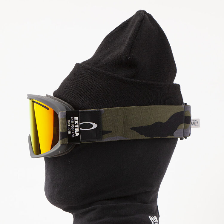 Маска горнолыжная OAKLEY O Frame 2.0 Pro Xl DARK BRUSH CAMO/FIRE IRIDIUM & PERSIMMON, фото 2