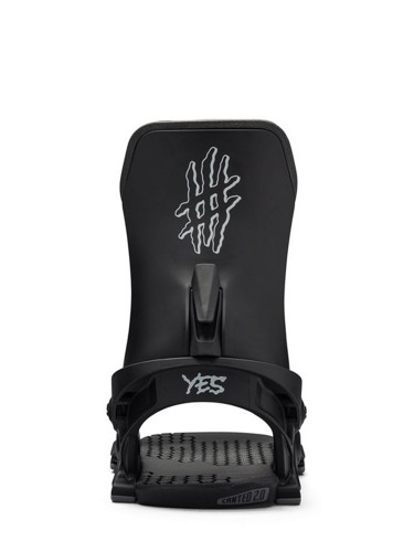 Крепления для сноуборда мужские YES Select FW25 Black, фото 2