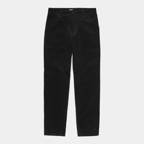 Брюки CARHARTT WIP Single Knee Pant SS24 Black (Rinsed), фото 1