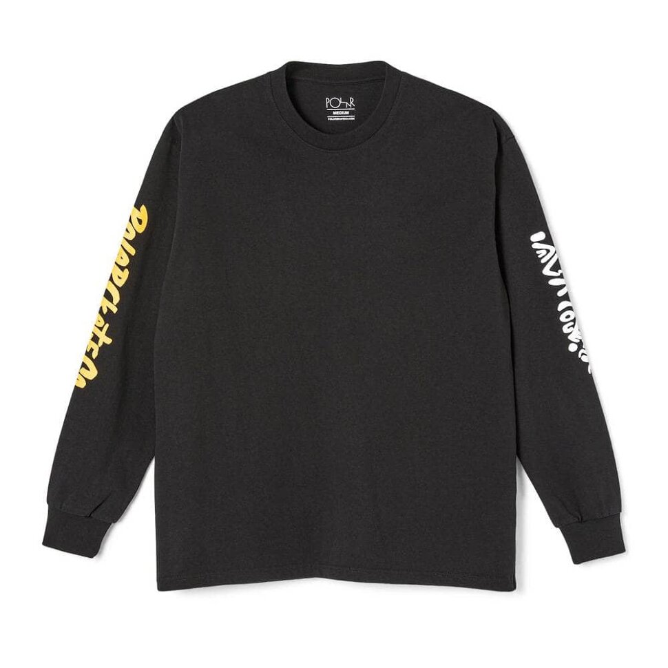 фото Лонгслив polar skate co. facescape longsleeve black 2022