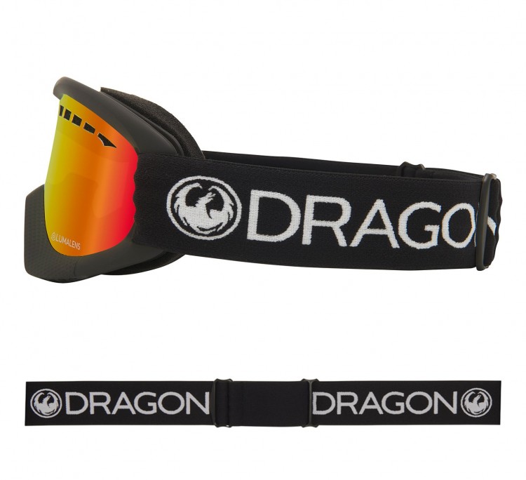 Маска горнолыжная DRAGON Dxs Black/Ll Red Ion, фото 3