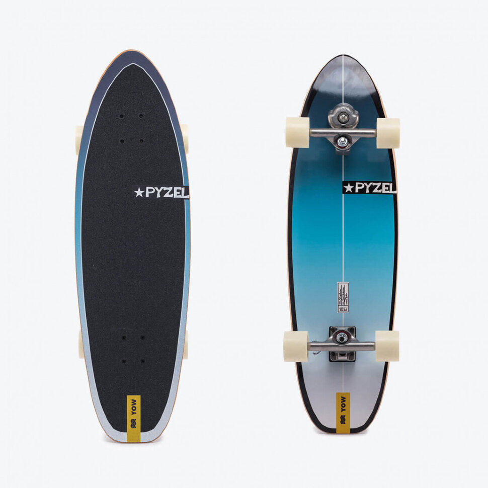 фото Лонгборд в сборе yow shadow pyzel x yow surfskate 33.5 дюйм 2022