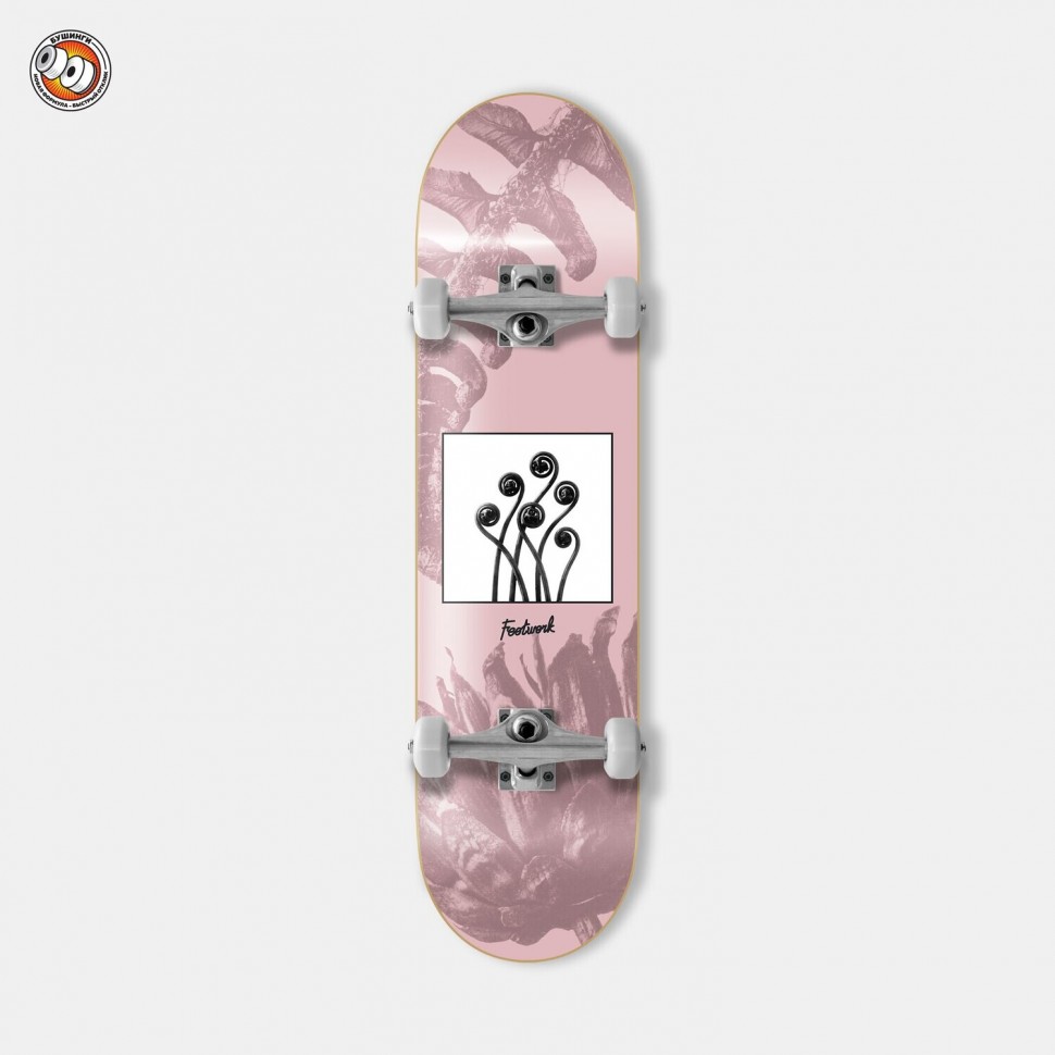Комплект скейтборд FOOTWORK Flora Pink  8 дюйм 2022 4690007005304