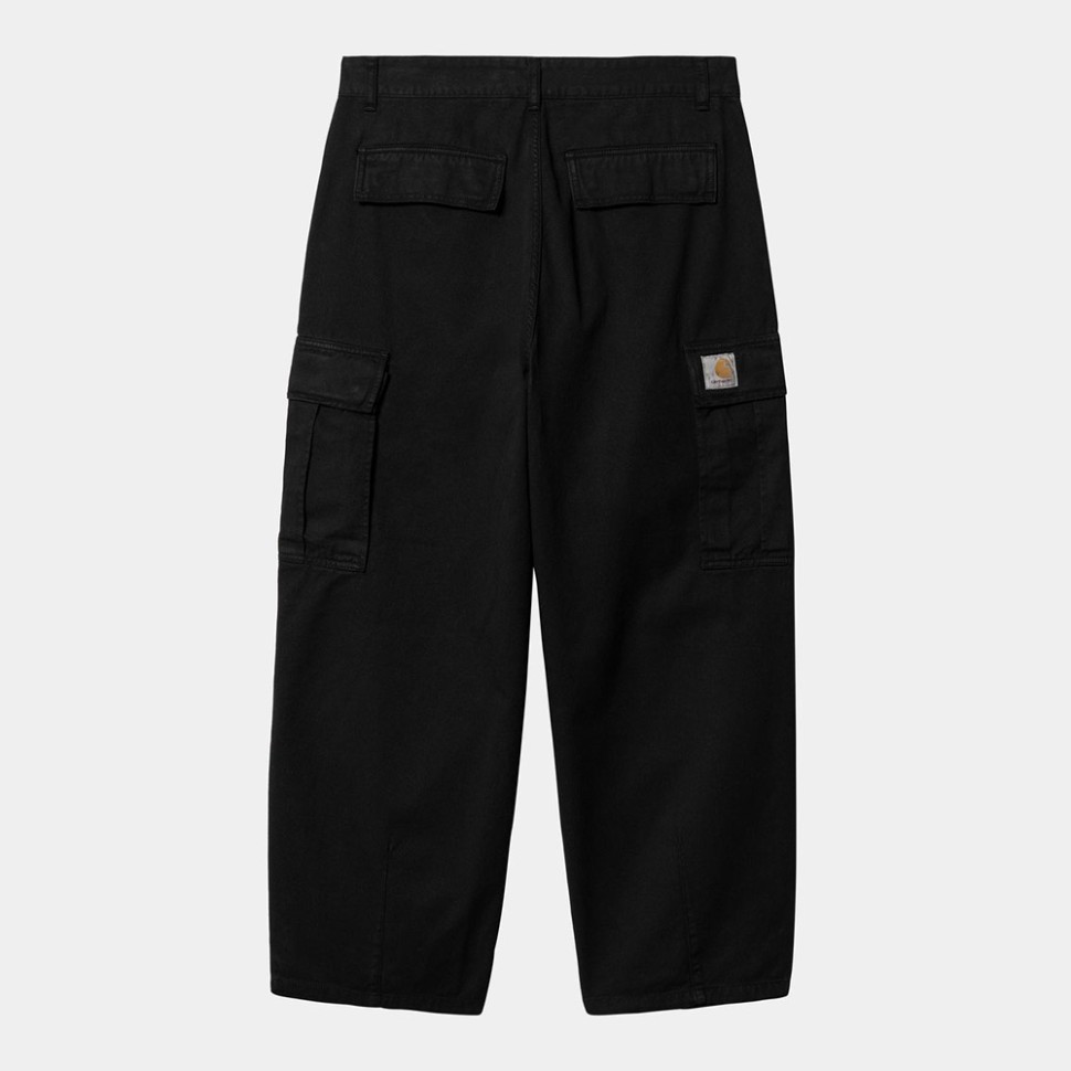 Брюки CARHARTT WIP Cole Cargo Pant Black (Garment Dyed) фото 2