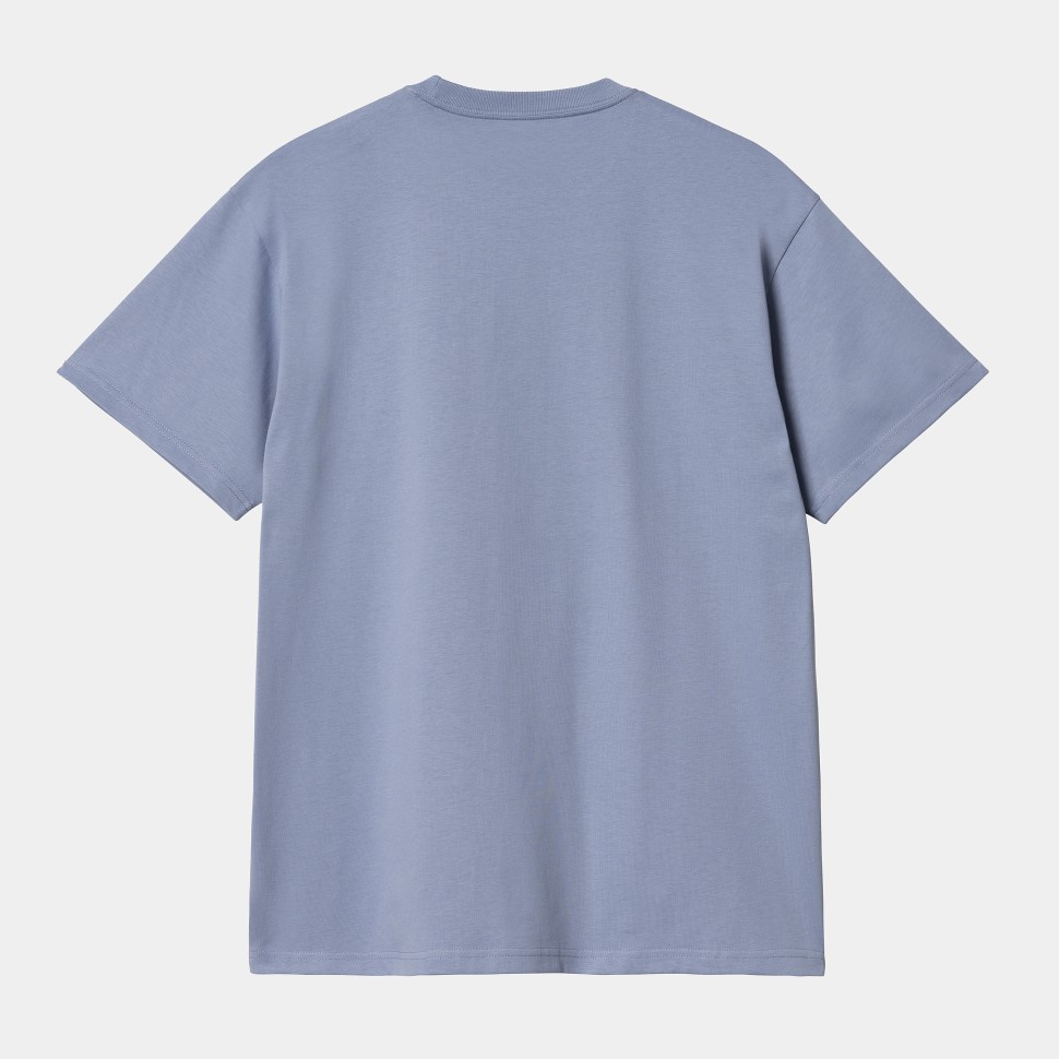 Футболка CARHARTT WIP S/S Chase T-Shirt SS24 Charm Blue / Gold фото 2