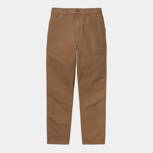 Брюки CARHARTT WIP Single Knee Pant SS24 Hamilton Brown (Rinsed), фото 1
