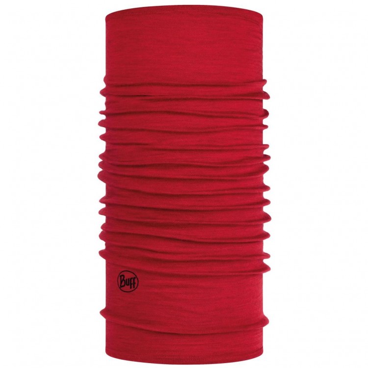 Бандана BUFF Lightweight Merino Wool Solid Red, фото 1
