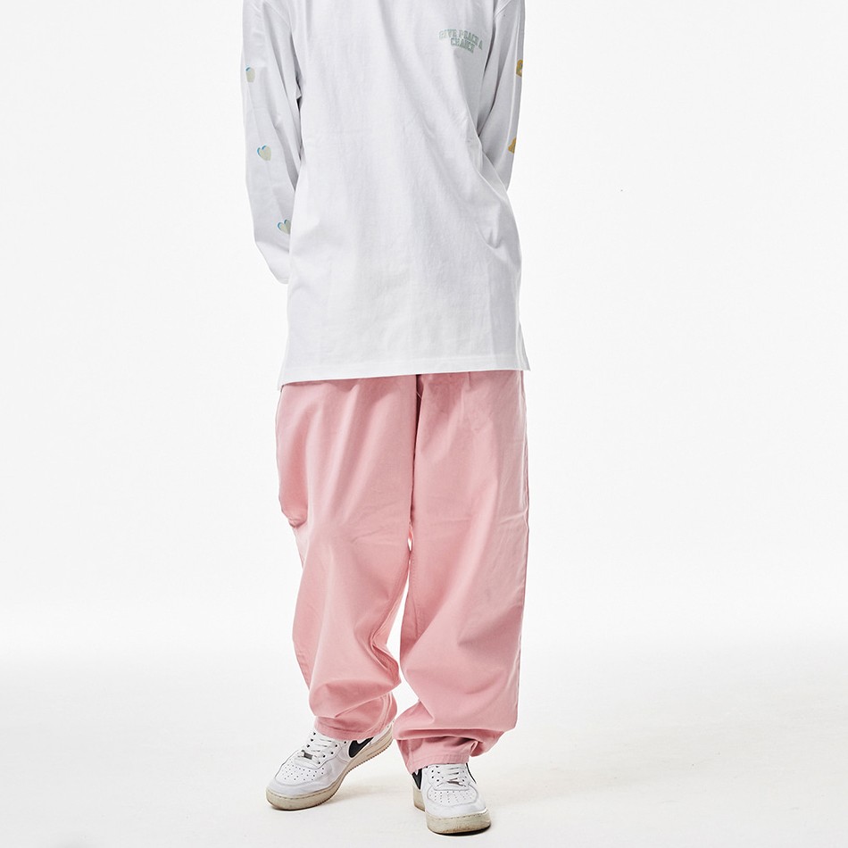 Брюки BSRABBIT Mid90 Baggy Cotton Pants Pink 2023 фото 2