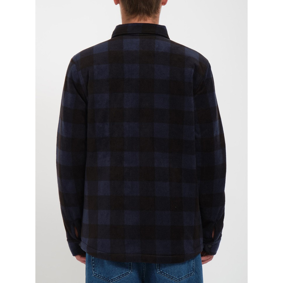 Рубашка VOLCOM Bowered Fleece Ls Navy фото 2