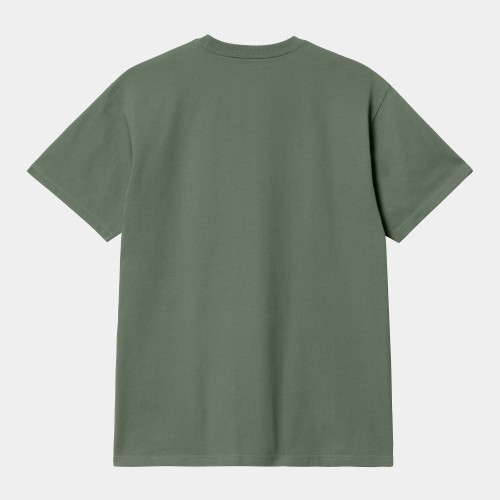 Футболка CARHARTT WIP S/S Chase T-Shirt SS24 Duck Green / Gold, фото 2