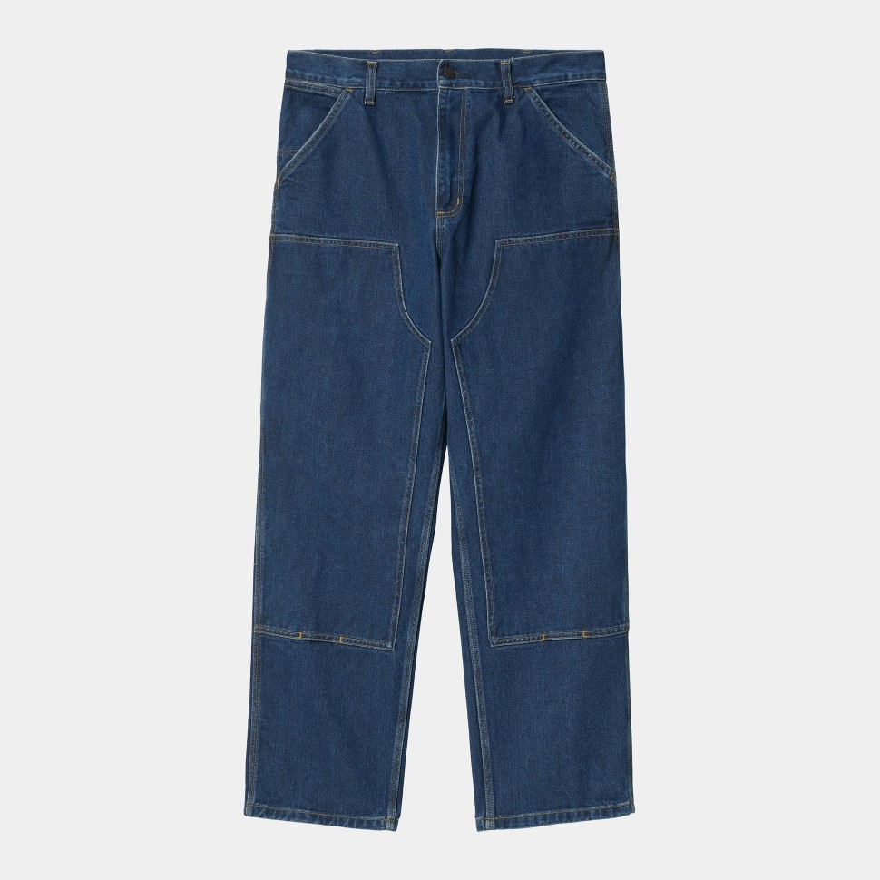 Джинсы CARHARTT WIP Double Knee Pant SS24 Blue (Stone Washed)