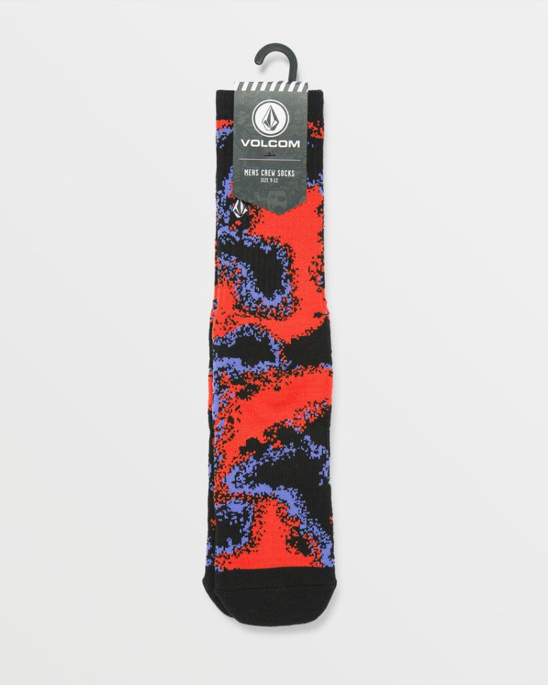 Носки VOLCOM Stoney Shred Sock Pr FW25 Bright Red фото 2