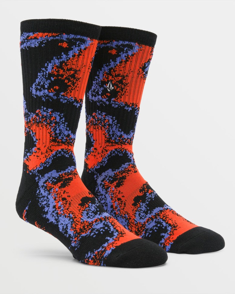 Носки VOLCOM Stoney Shred Sock Pr FW25 Bright Red