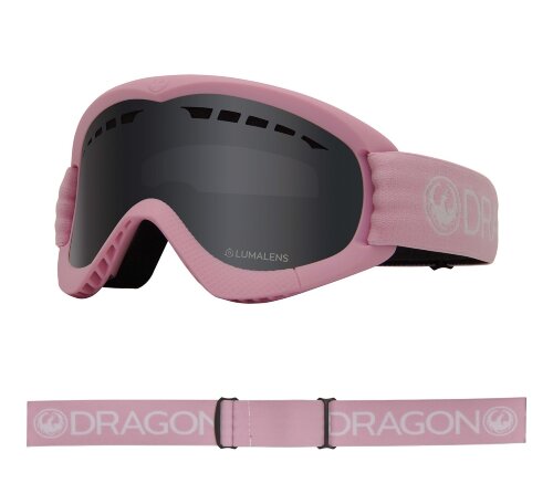 Маска горнолыжная DRAGON Dxs Pink/Ll Dark Smoke, фото 1