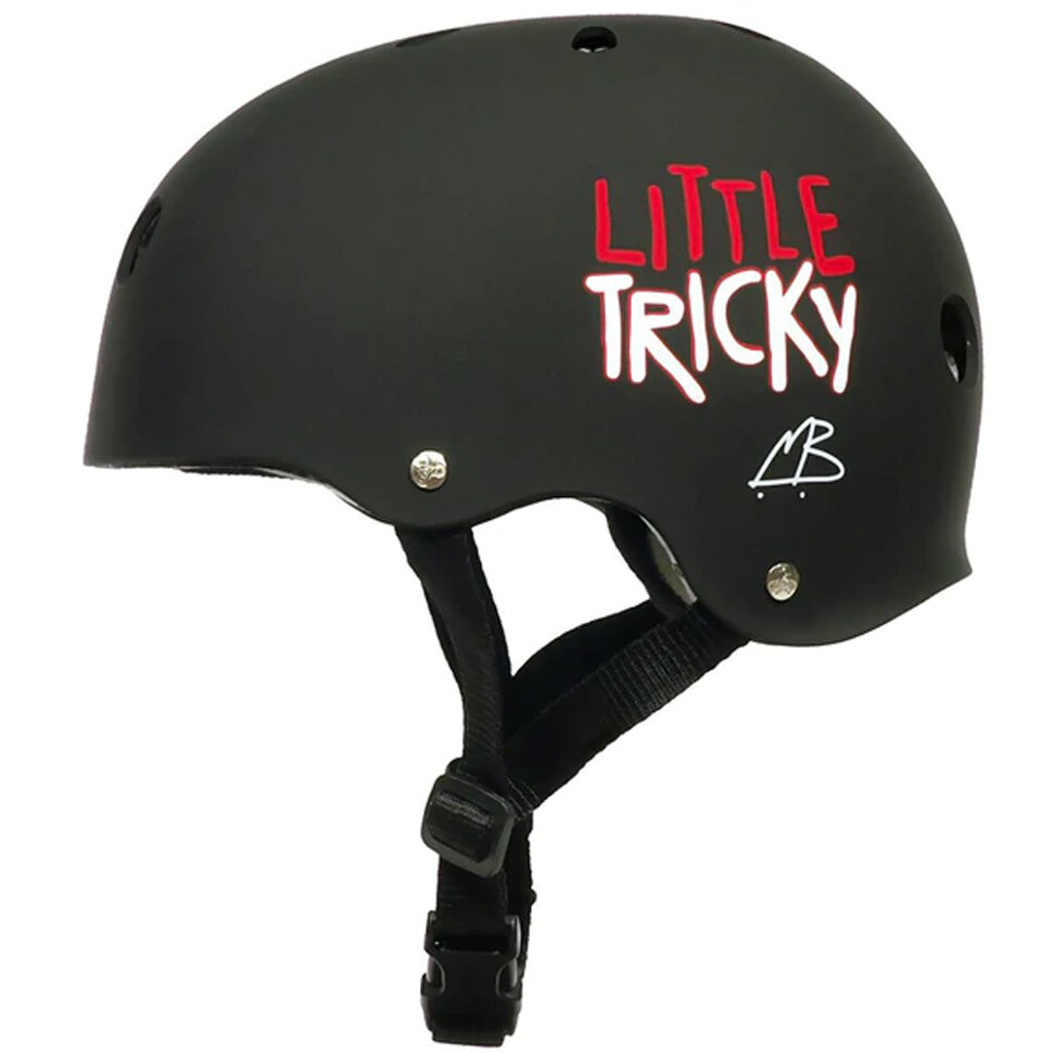 Шлем скейтбордический детский TRIPLE 8 Little Tricky Jr V4 Black Rubber 2022 604352039017, размер JR - фото 2